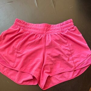Women's Pink Athletic Shorts Lululemon size 6